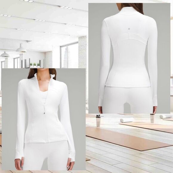 Lululemon Define Jacket Nulu White size 6 NWT 🤍 - Picture 2 of 8